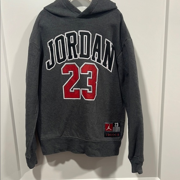 Jordan Gray and Red Athletic Sweater NWOT - Picture 1 of 4
